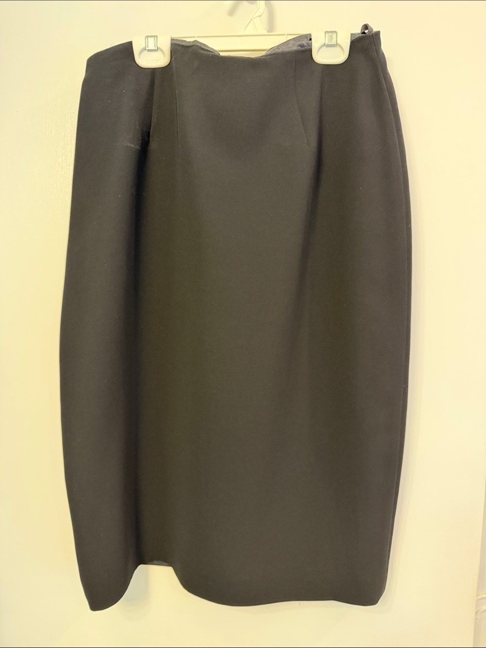 Vintage but Classic Night Lights Sleek Black Pencil Skirt 4 Work & Events/Sz.6